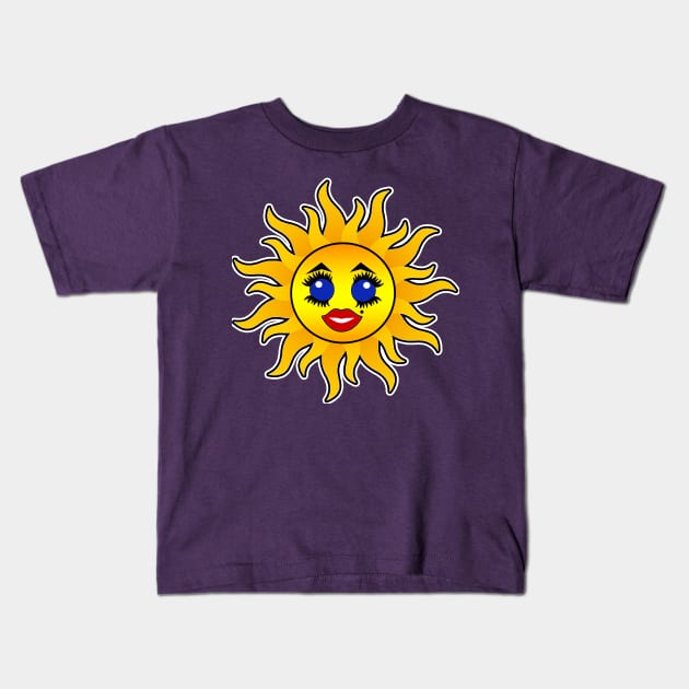 Kawaii Sunshine Kids T-Shirt by artbyomega